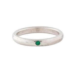 Tiffany & co Elsa Peretti size 7 Emerald Ring